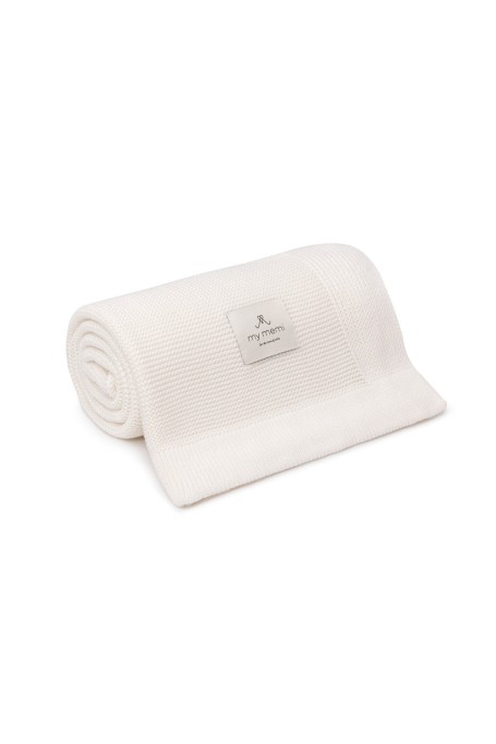 Bambusowy kocyk cream 80x100 - classic