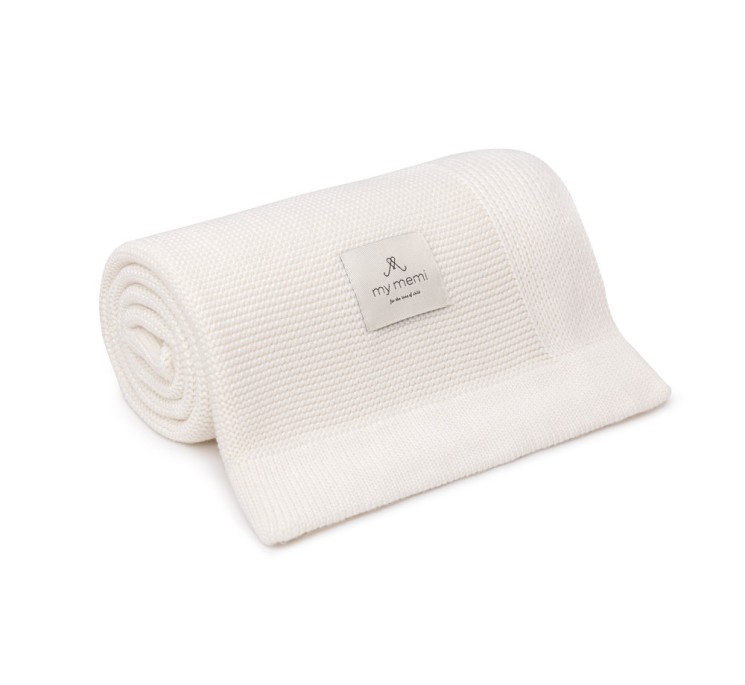 Bambusowy kocyk cream 80x100 - classic