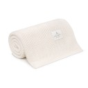 Kocyk ze 100% wełny merino cream - premium collection