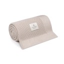 Bambusowy kocyk light beige 80x100 - classic