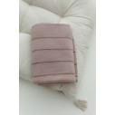 Babydecke aus 100% Merinowolle Powder Pink Lines - Premium Collection - MY MEMI