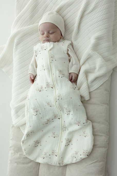 Bambus Babydecke Cream 80x100 - Vini -  MY MEMI 2
