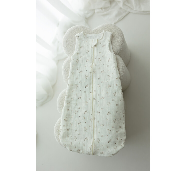 Bio Baumwolle Musselin Babyschlafsack 0 - 5 Monate 1.0 TOG - twigs - MY MEMI