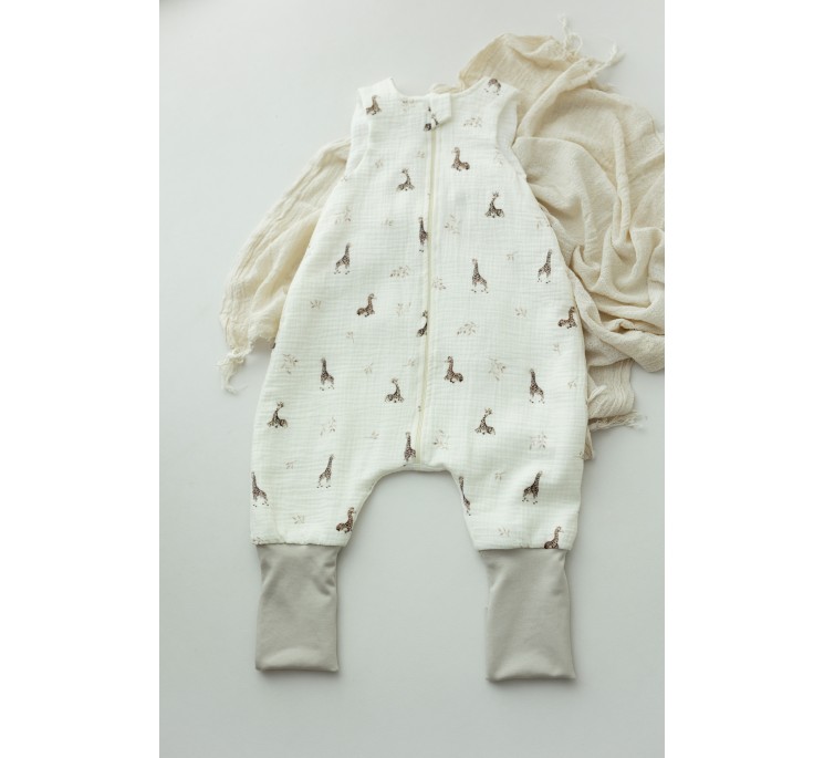 Śpiworek z nogawkami 1 - 3 lata 1.0 TOG - giraffes - MY MEMI