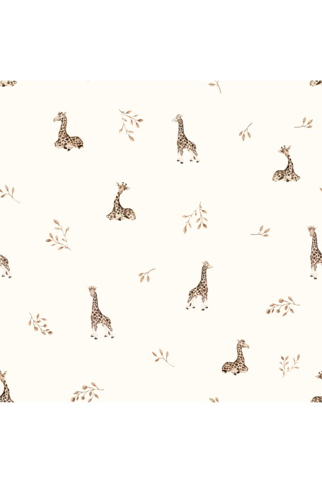 Organic cotton muslin baby sleeping bag with legs 1 - 3 years 1.0 TOG - giraffes - MY MEMI 2