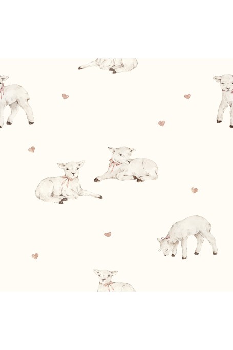 Organic cotton muslin baby sleeping bag with legs 1 - 3 years 1.0 TOG - little sheeps - MY MEMI 2