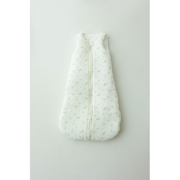 Bio Baumwolle Musselin Babyschlafsack 0 - 5 Monate 2.5 TOG- twigs - MY MEMI