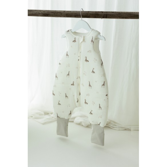Śpiworek z nogawkami 1 - 3 lata 2.5 TOG - giraffes - MY MEMI