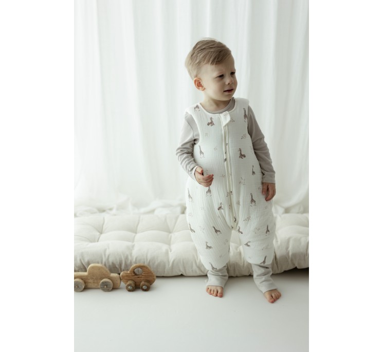 Śpiworek z nogawkami 1 - 3 lata 2.5 TOG - twigs - MY MEMI
