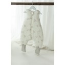 Organic cotton muslin baby sleeping bag with legs 1 - 3 years 2.5 TOG - little sheeps - MY MEMI