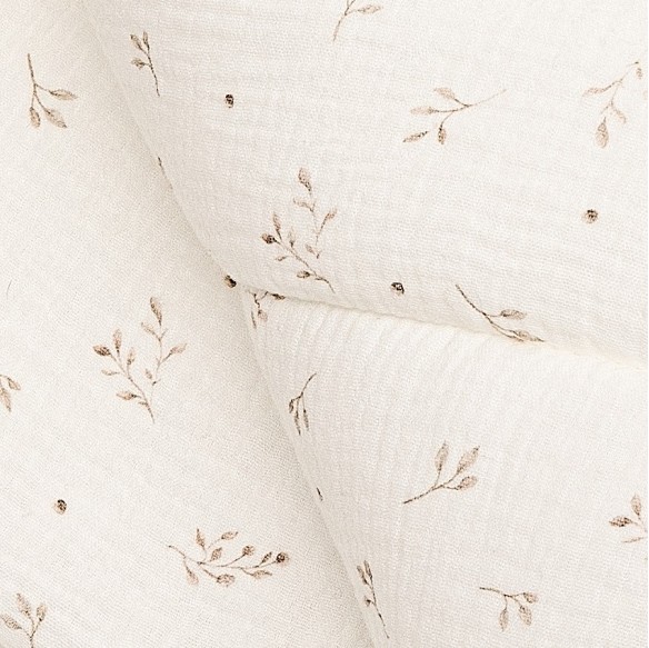 2w1 rożek/kołderka z organicznego muślinu - twigs - MY MEMI