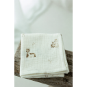 Organic cotton muslin diaper 60x65 - alpacas - MY MEMI