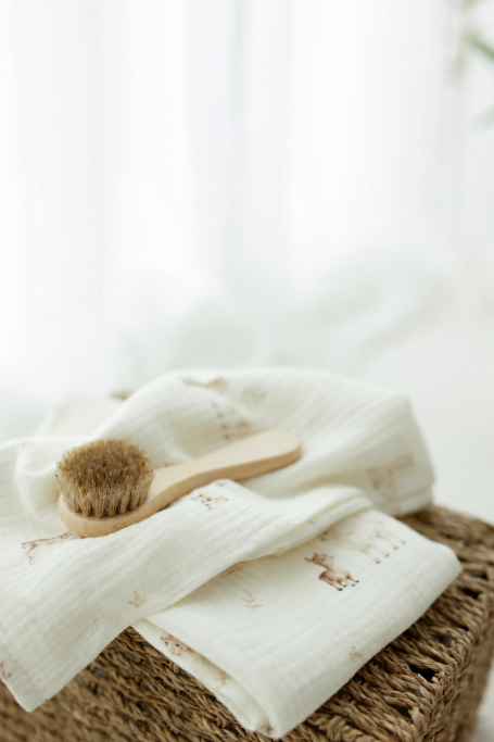 Organic cotton muslin diaper 60x65 - alpacas - MY MEMI 2