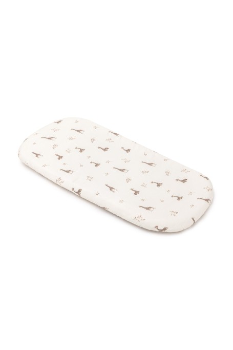 Bio Baumwolle Laken für das Beistellbett 60x90 - giraffes - MY MEMI 2
