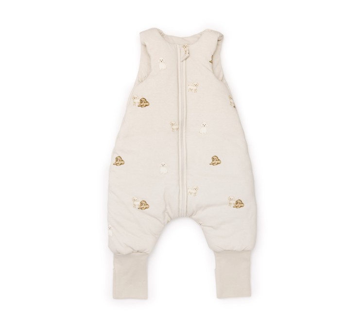 Śpiworek z bawełny organicznej z nogawkami 1 - 3 lata 2.5 TOG - cavapoo