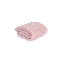 Koc ze 100% wełny merino powder pink Fjord - premium collection - MY MEMI