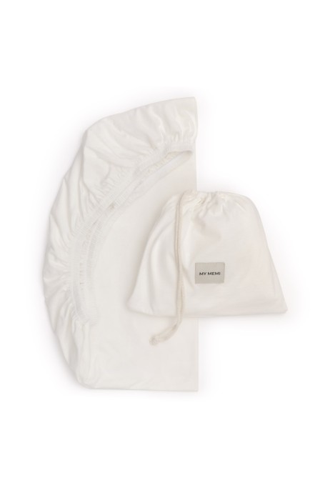 Bio Baumwolle Laken für das Beistellbett 60x90 - cream - MY MEMI