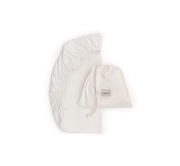 Bio Baumwolle Laken 60x120 - cream - MY MEMI