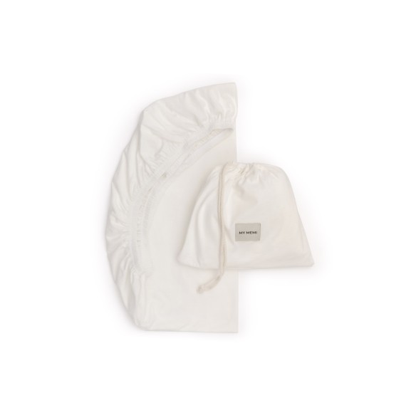 Bio Baumwolle Laken 60x120 - cream - MY MEMI