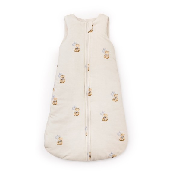 Bio Baumwolle Babyschlafsack 0 - 5 Monate 2.5 TOG - teddy - MY MEMI