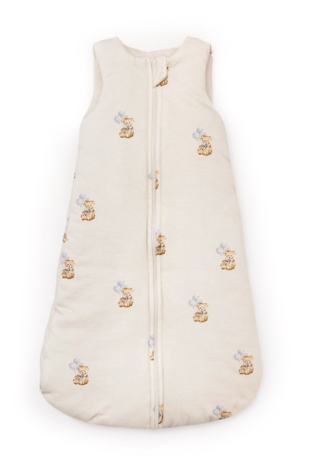 Śpiworek z bawełny organicznej 5 - 18 mies. 2.5 TOG - teddy - MY MEMI