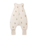 Bio Baumwolle Babyschlafsack mit Beinen 1 - 3 Jahre 2.5 TOG - teddy - MY MEMI