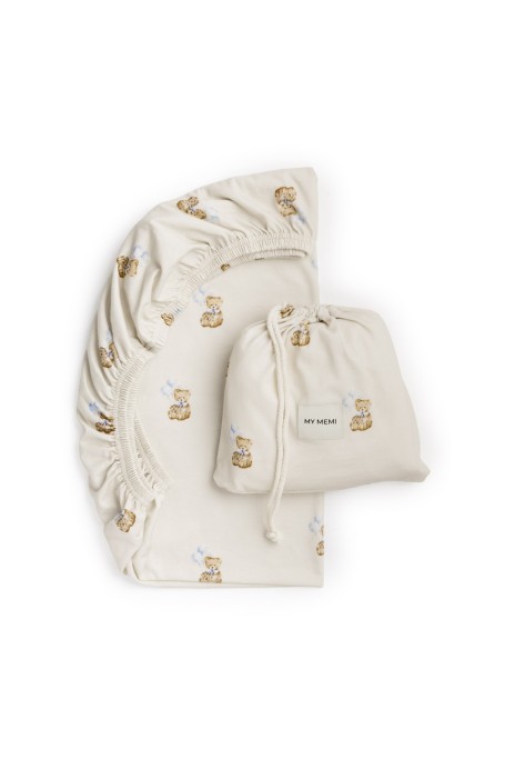 Bio Baumwolle Laken für die Babytragetasche - teddy - MY MEMI