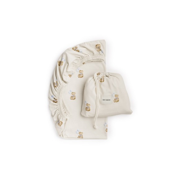 Bio Baumwolle Laken 60x120 - teddy - MY MEMI