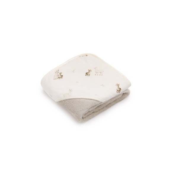 Bamboo Towel - alpacas - MY MEMI