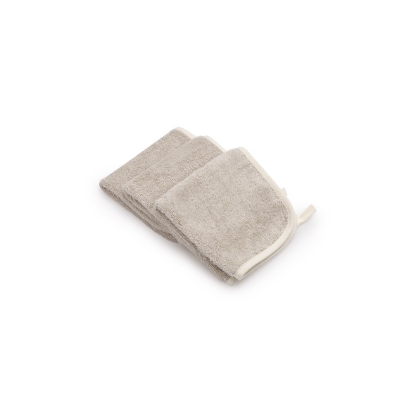 3-pak ręczniczków bambusowych do twarzy / odbijania / mycia light beige - MY MEMI