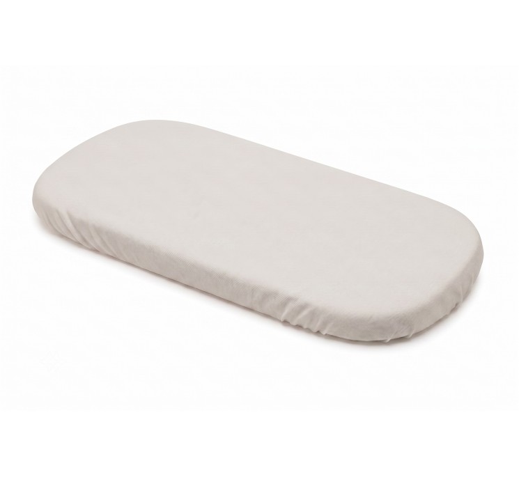 Bio Baumwolle Laken für das Beistellbett 60x90 - light beige - MY MEMI