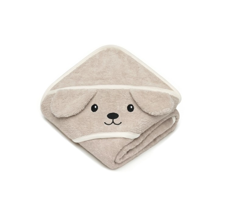 Bambusowy ręcznik light beige - puppy
