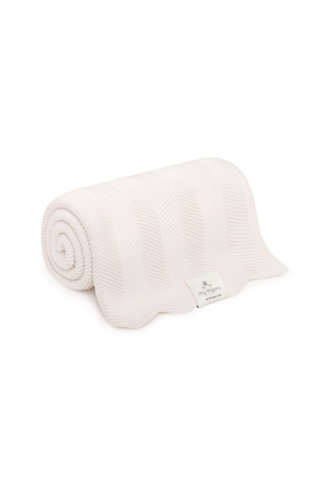 Bambusowy kocyk cream 80x100 – fir
