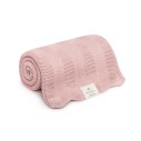 Bambusowy kocyk powder pink 80x100 – fir