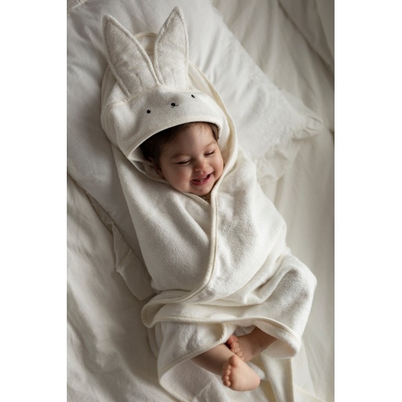 Bambusowy ręcznik cream - rabbit