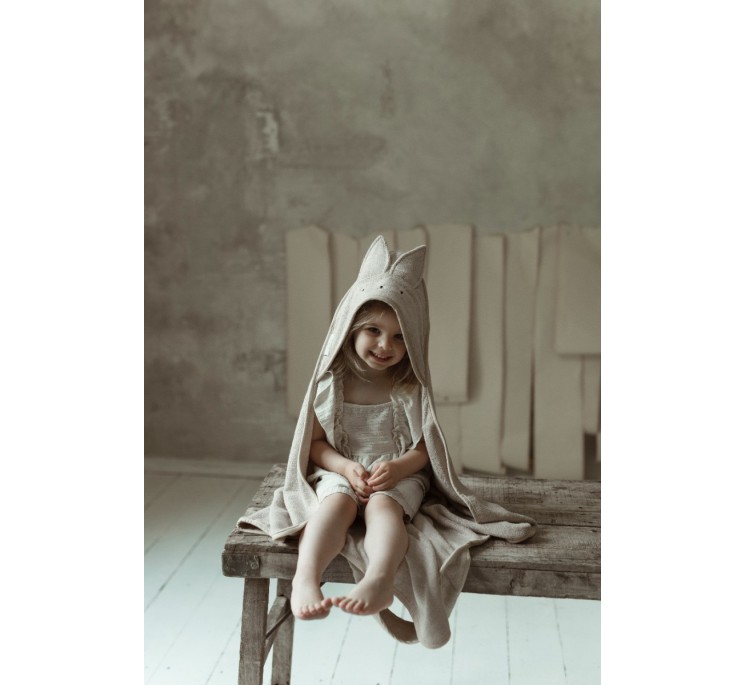 Bambusowy ręcznik cream - rabbit
