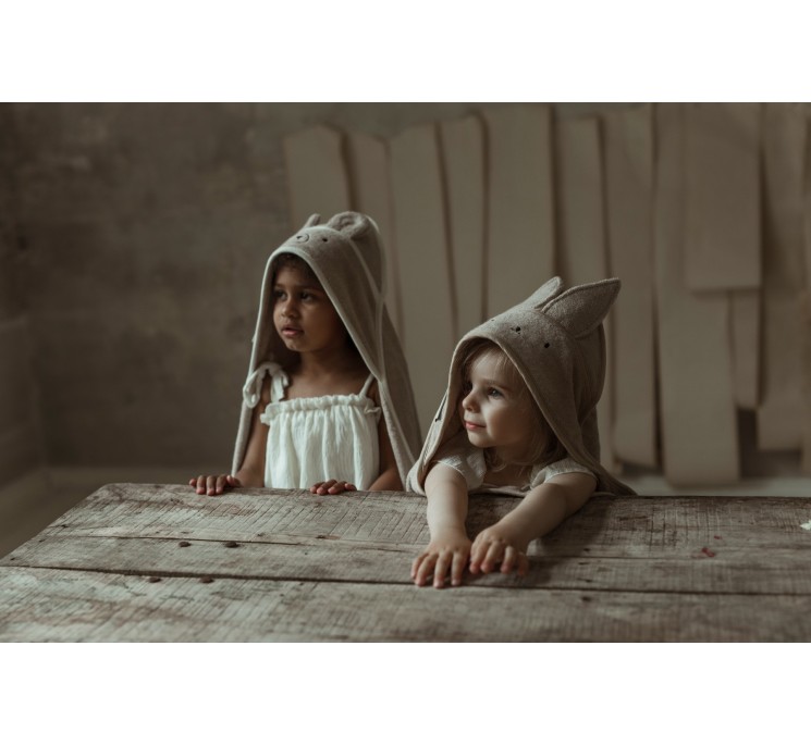 Bambusowy ręcznik cream - rabbit