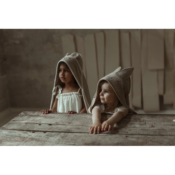 Bambusowy ręcznik cream - rabbit