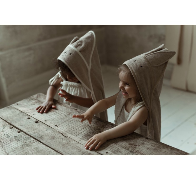 Bambusowy ręcznik cream - rabbit