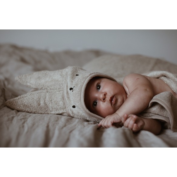 Bambusowy ręcznik beige - rabbit