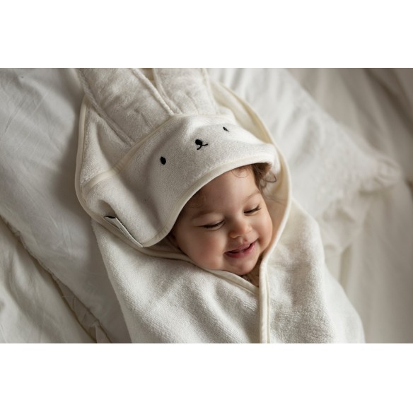 Bambusowy ręcznik beige - rabbit