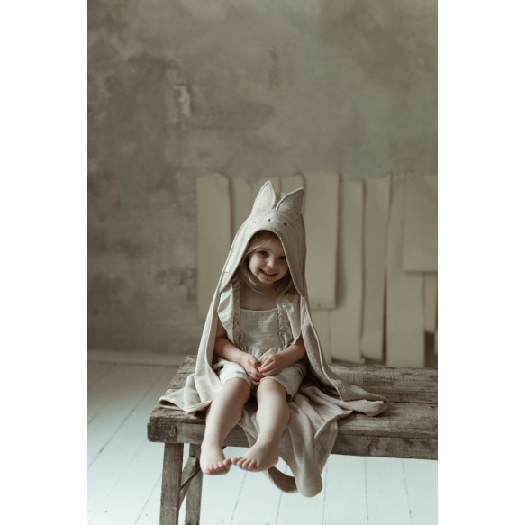 Bambusowy ręcznik beige - rabbit