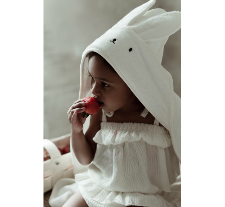 Bambusowy ręcznik beige - rabbit