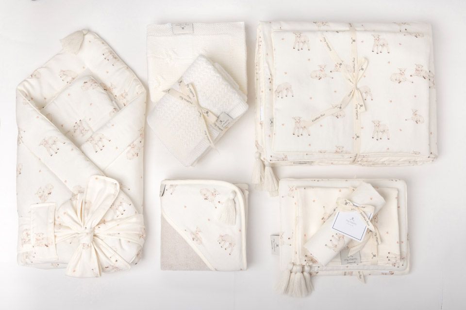 Bambus Kissen 25x35 – little sheeps 