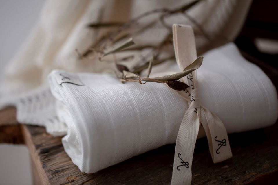 Bambus-Musselin-Windel 65x65 creme (cream) - MY MEMI