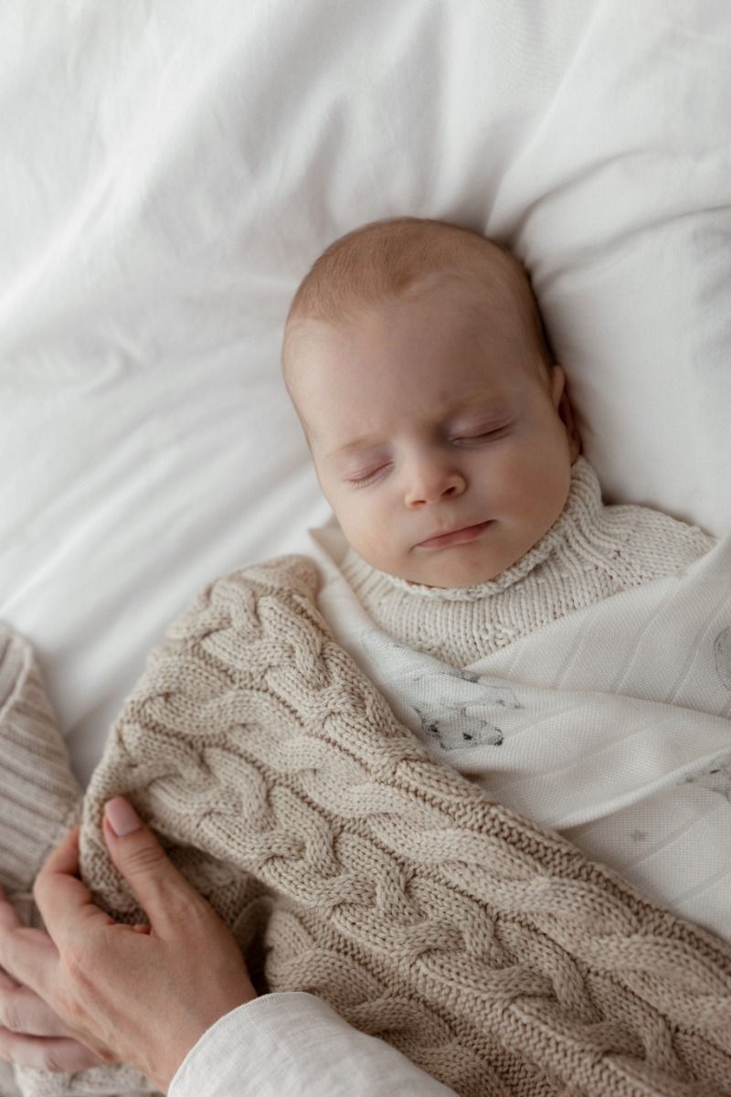 Bambus Musselin Wickel 120x120 - little bears - MY MEMI