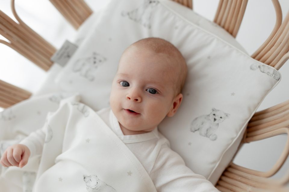 Bambuswickel 100x120 - little bears - MY MEMI