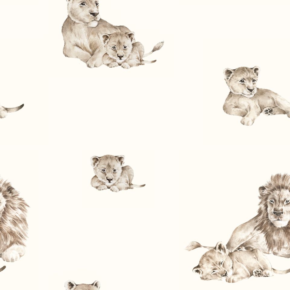 Bambuslaken für die Babytragetasche - lions 