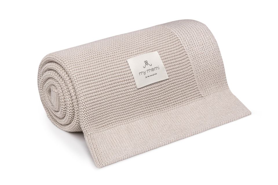 Bambus Decke Light Beige (Hellbeige) 80x100 - Classic MY MEMI