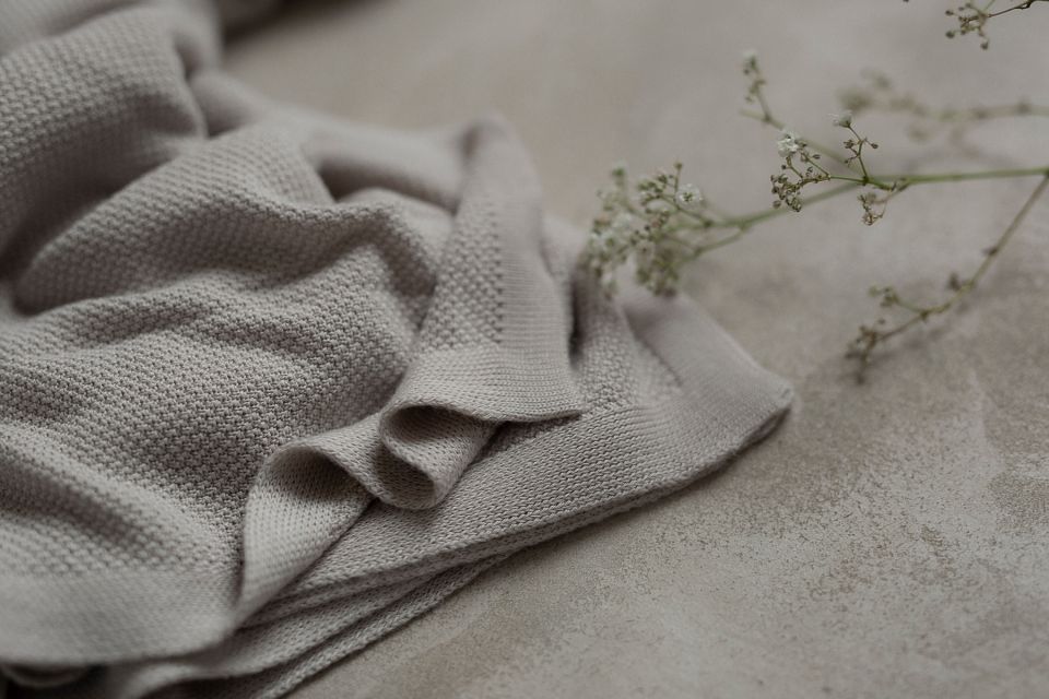 Bambuswickel / leichte Decke mit Silberionen 100x100 Cream (Creme) MY MEMI